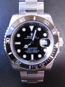 ロレックス サブマリーナ 116610LN 中古 内箱 外箱 保証書 余りコマ1つ