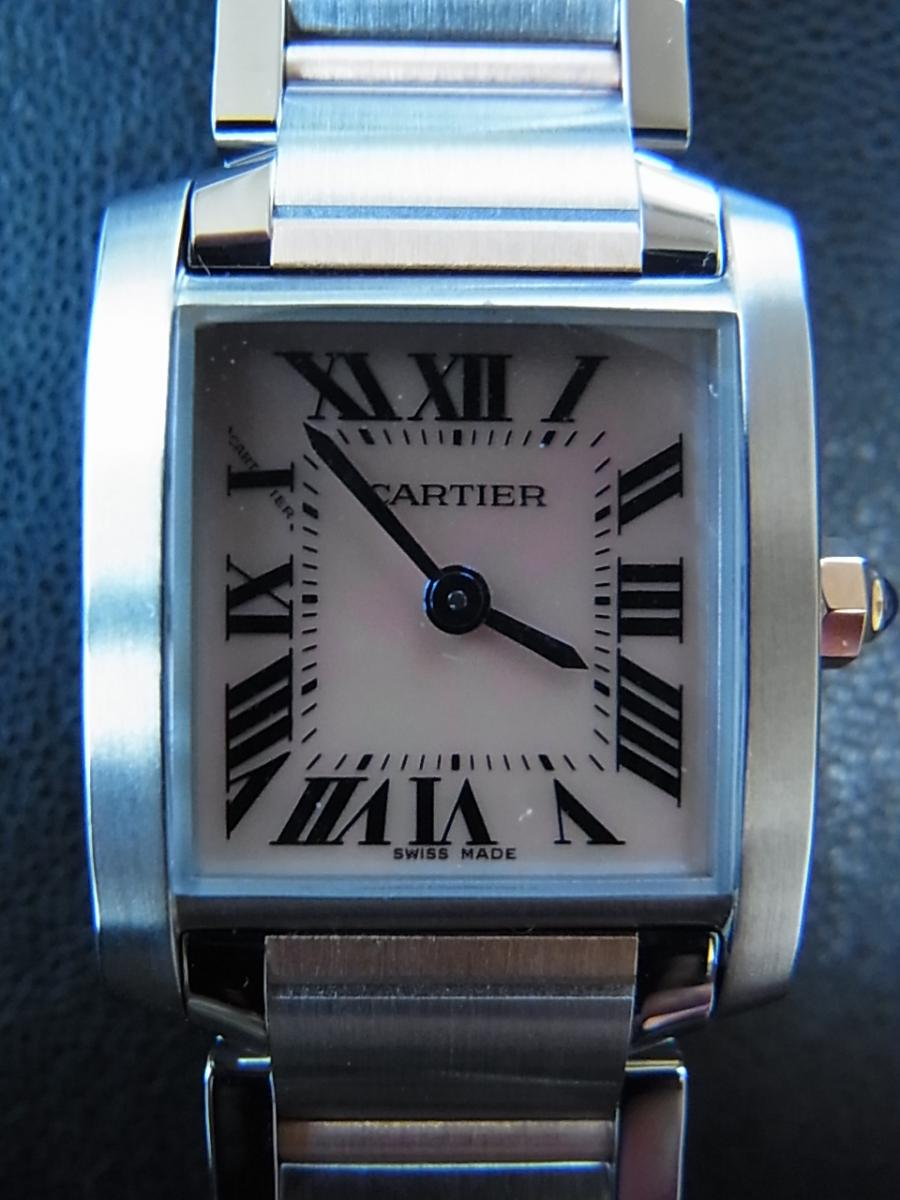 カルティエ タンク W51027Q4 ピンクシェルローマ ピンクシェル レディース(中古)