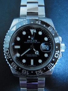 ロレックス GMTマスター2 116710LN 中古 内箱 外箱 保証書 余りコマ2つ