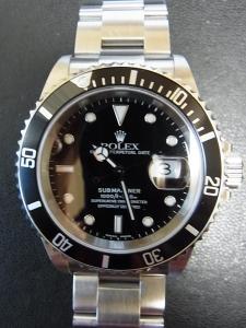 ロレックス サブマリーナ 16610 中古 内箱 外箱 保証書 余りコマ2つ