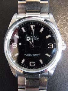ロレックス エクスプローラー1 114270 中古 箱、保証書あり