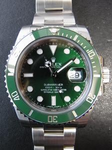 ロレックス サブマリーナ 116610LV 中古 箱・保証書付属
