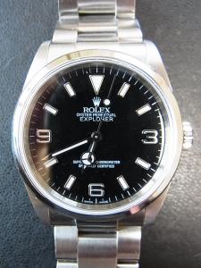 ロレックス エクスプローラー1 114270 中古 内箱 外箱