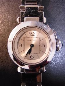 カルティエ パシャ W3140007 中古 内箱 外箱 保証書