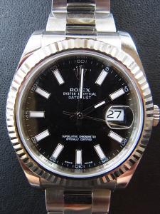 ロレックス デイトジャスト 116334 中古 内箱 外箱 保証書 余りコマ1つ