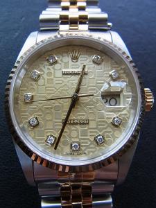 ロレックス デイトジャスト 16233G 中古 内箱 外箱 保証書