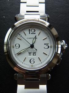 カルティエ パシャ W31044M7 中古 内箱 外箱 保証書 余りコマ1つ