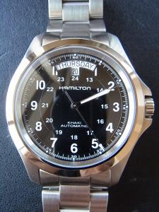 ハミルトン カーキ H64455133 中古 内箱 外箱 保証書 余りコマ3つ