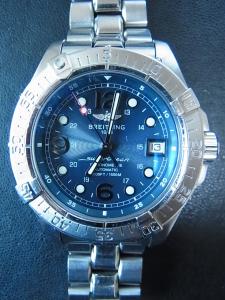ブライトリング スーパーオーシャン A17390 中古 内箱 外箱 保証書 余りコマ2つ