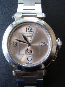 カルティエ パシャ W31058M7 中古 内箱 外箱 保証書 余りコマ3つ