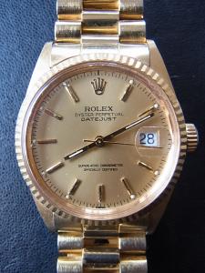 ロレックス デイトジャスト 16018 使用感のある中古