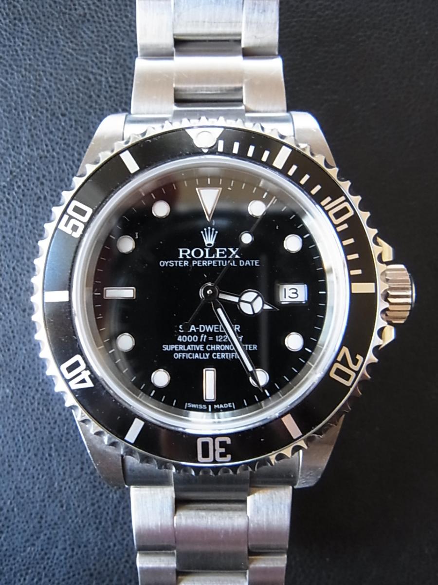 ロレックス シードゥエラー 16600 蓄光塗料ルミノバインデックス 4000ft-1220m  D番シリアル（2005年製造)(中古)