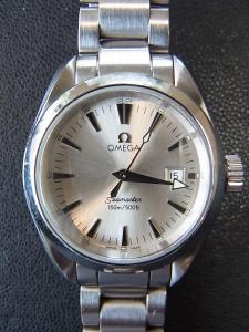 オメガ シーマスターアクアテラ 2577_30 中古 内箱 外箱 保証書 余りコマ2つ