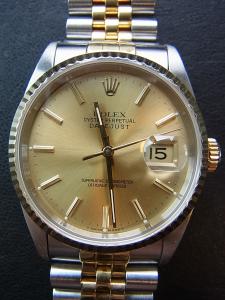 ロレックス デイトジャスト 16233 中古 箱、保証書、コマあり