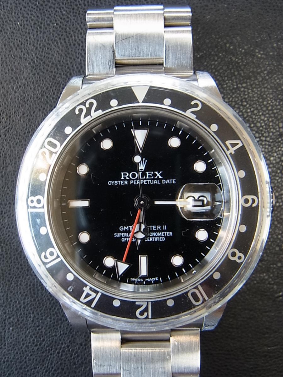 ロレックス GMTマスター2 16710 ブラックスーパールミノバ文字盤　デイト表示　GMT機能 Z番シリアル(2006年頃製造)(中古)高価買取事例