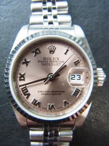 ロレックス デイトジャスト 79174 中古 内箱 外箱 保証書 余りコマ3つ