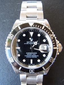 ロレックス サブマリーナ 16610 中古 内箱 外箱 保証書