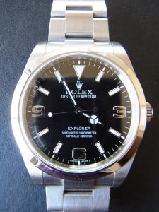 ロレックス エクスプローラー1 214270 中古 内箱 外箱 余りコマ1つ