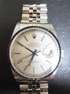 ロレックス デイトジャスト 16234 オーバーホール済み中古 内箱 外箱 保証書 余りコマ4つ