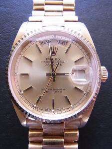 ロレックス デイデイト 18038 中古 箱、保証書あり