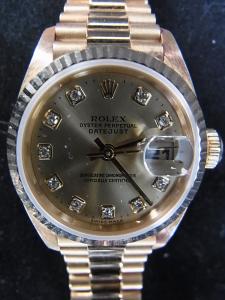 ロレックス デイトジャスト 69178G 中古 内箱 保証書 余りコマ2つ