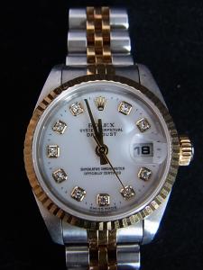 ロレックス デイトジャスト 69173G 中古 内箱 保証書 余りコマ4つ