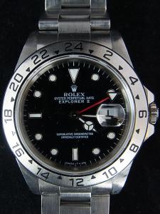 ロレックス エクスプローラー2 16570 使用感の少ない中古品 箱あり、ギャランティーカード無