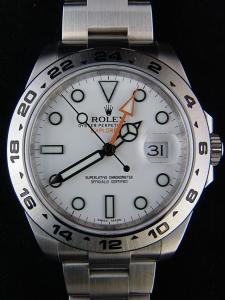 ロレックス エクスプローラー2 216570 中古 箱・保証書、余りコマあり