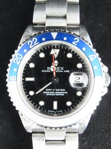 ロレックス GMTマスター1 16700 わりと綺麗な中古 内箱 外箱 保証書 余りコマ1つ