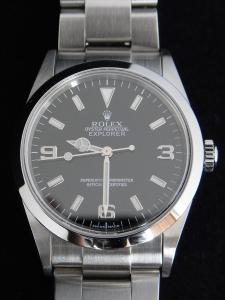 ロレックス エクスプローラー1 114270 オーバーホール後使用してない綺麗な中古 箱・保証書付き