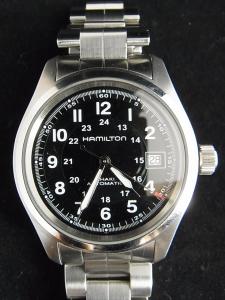 ハミルトン カーキ H70455133 綺麗な中古 箱・保証書有
