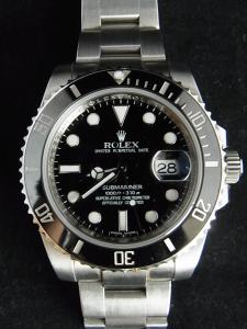 ロレックス サブマリーナ 116610LN 中古 内箱 外箱 保証書 余りコマ2つ