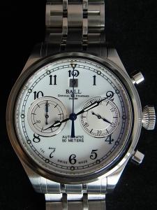 ボールウォッチ トレインマスター CM1052D-S1J-WH 中古