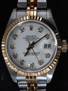 ロレックス デイトジャスト 69173G 中古 箱、デパート発行保証書あり