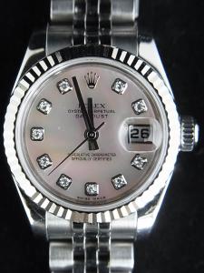ロレックス デイトジャスト 179174NG 中古 ロレックス正規箱・保証書付き