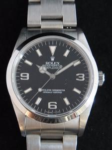 ロレックス エクスプローラー1 14270 中古 ロレックス正規箱有、保証書なし