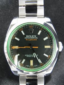 ロレックス ミルガウス 116400GV 中古 ロレックス正規店箱・保証書付き