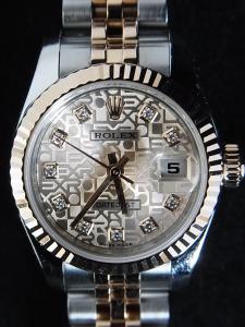 ロレックス デイトジャスト 179171G 中古 箱・保証書（海外ロレックス正規店保証書）有