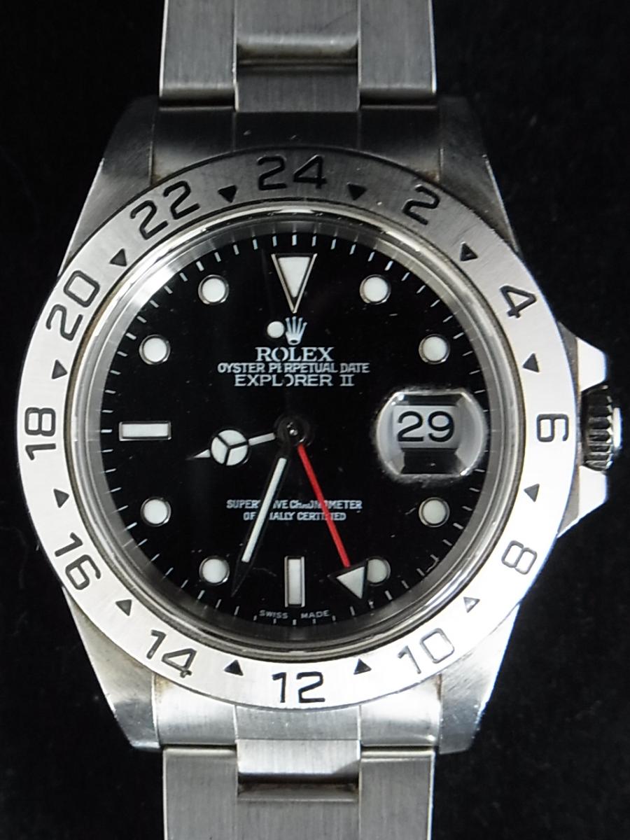 ロレックス エクスプローラー2 16570 黒文字盤 Ａ番（1998年製） 時計本体のみ(中古)高価買取事例