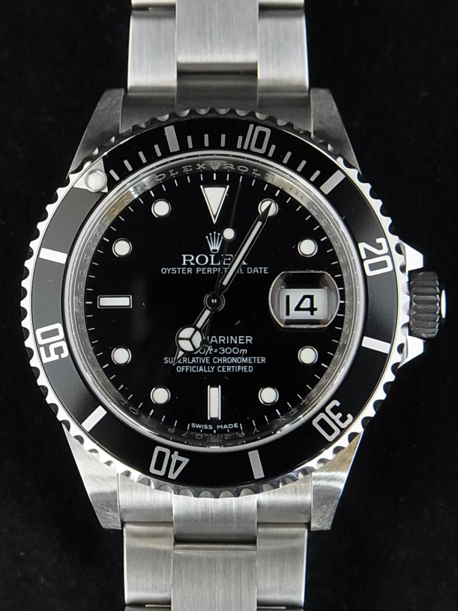 ロレックス サブマリーナ 16610 黒文字盤 V番（2008年製） 3連オイスターブレス(中古)