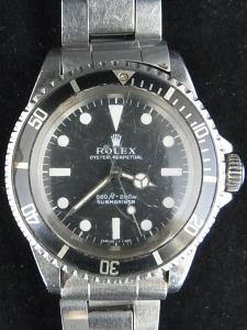 ロレックス サブマリーナ 5513 中古 箱あり、発売当時日本ギャランティーカード有　ＯＨ永久無料