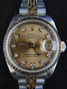 ロレックス デイトジャスト 69173G 中古 箱有、保証書有