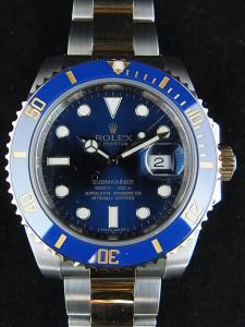 ロレックス サブマリーナ 116613LB 中古 内箱 外箱 余りコマ3つ