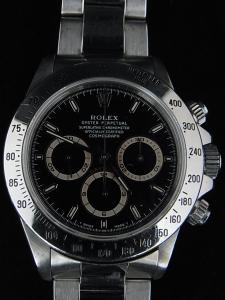 ロレックス デイトナ 16520 ガラスにキズがある中古 外箱 余りコマ1つ