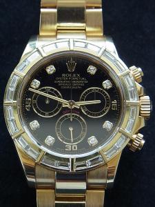 ロレックス デイトナ 116528G 中古 日本ロレックス箱、純正金無垢オリジナルベゼル　美宝堂保証書付属