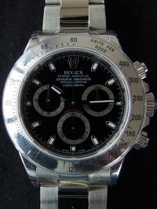 ロレックス デイトナ 116520 新品未使用 ロレックス正規店デパート発行保証書、ボックス