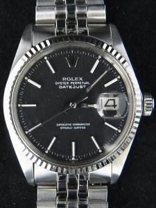 ロレックス デイトジャスト 1601 中古 箱・当時発行のスイスロレックス保証書有（冊子）