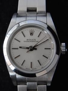 ロレックス オイスターパーペチュアル 76080 中古 ロレックス正規店デパート発行保証書×箱有