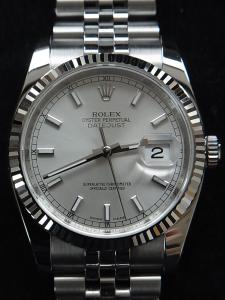 ロレックス デイトジャスト 116234 中古 日本ロレックス正規店発行保証書付属