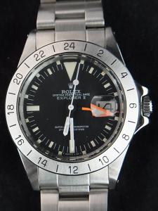 ロレックス エクスプローラー2 1655 購入後あまり使用せず保管してあった美品の中古 箱・当時発行保証書有の希少品